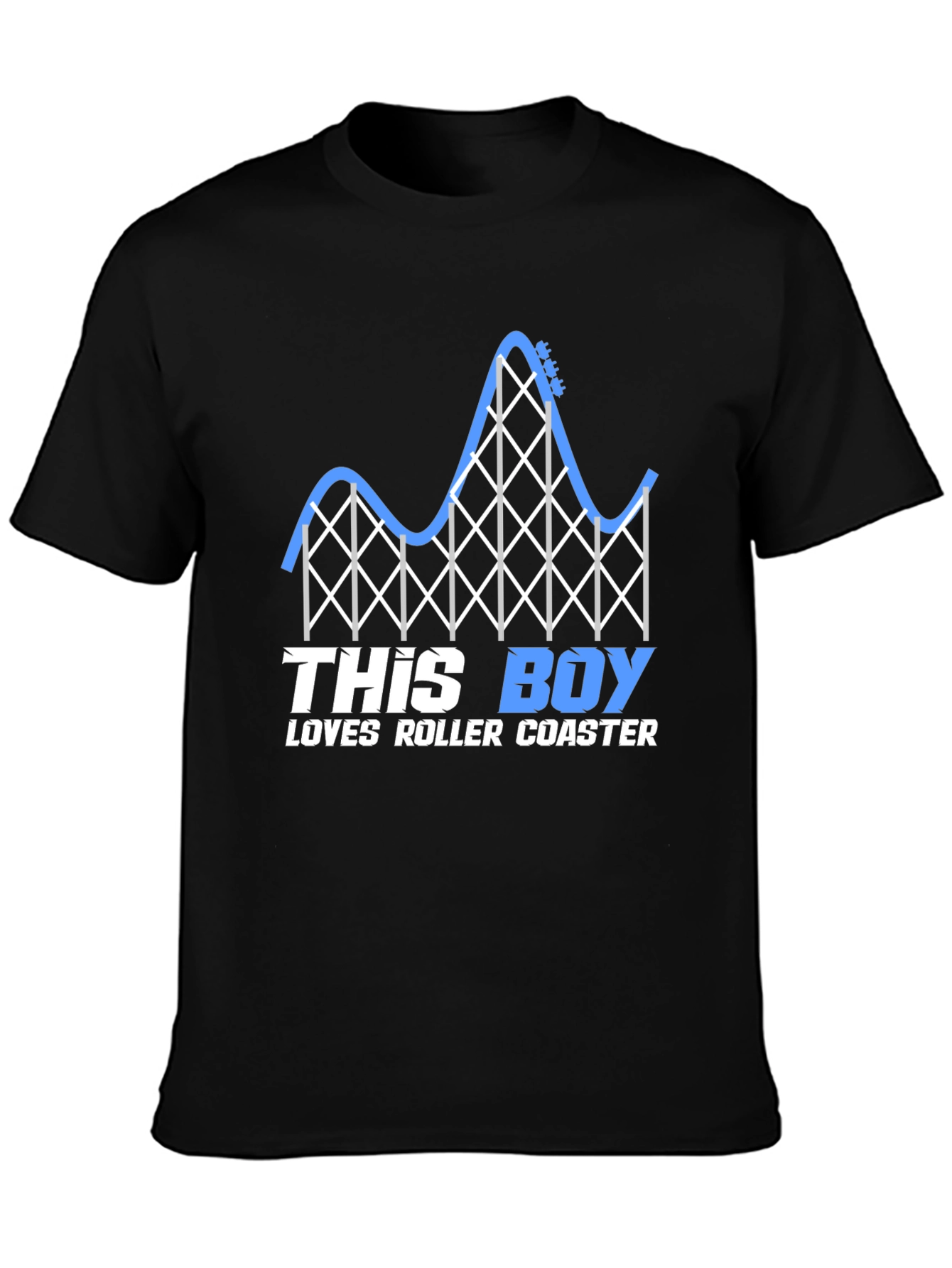 Roller Coaster Lover T-Shirt for Boys