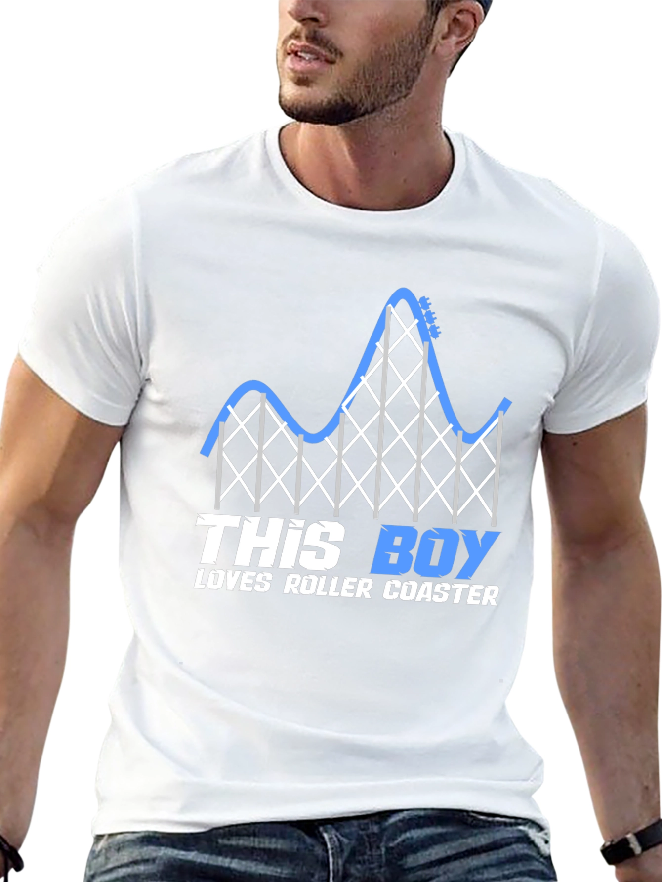 Roller Coaster Lover T-Shirt for Boys