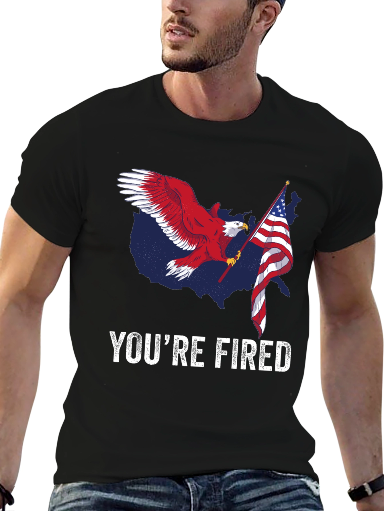 Youre Fired Eagle Flag T-Shirt