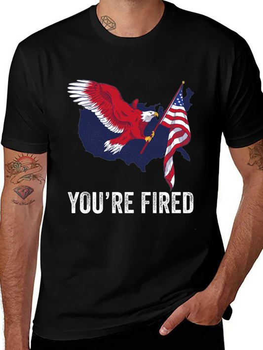 Youre Fired Eagle Flag T-Shirt