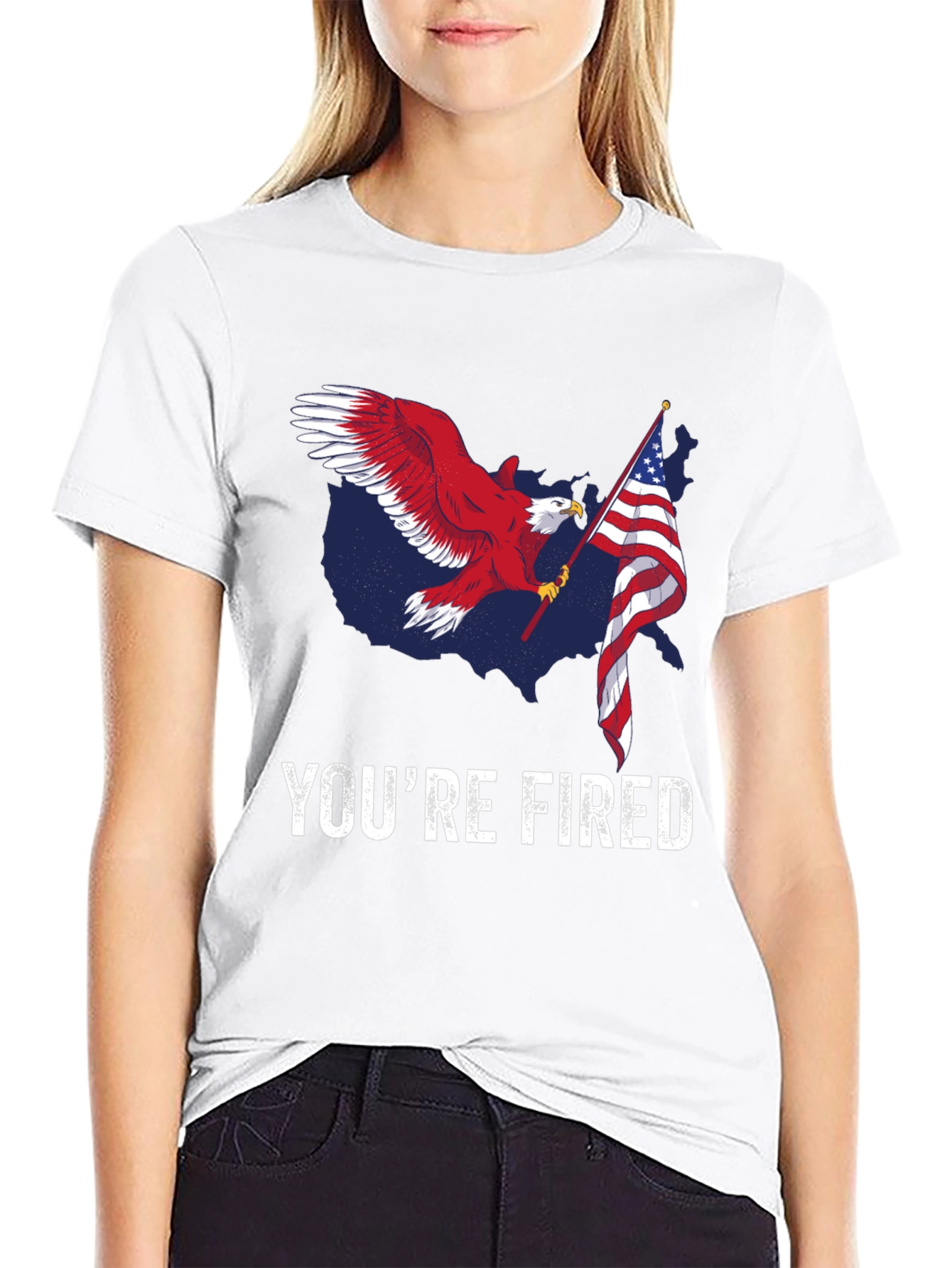 Youre Fired Eagle Flag T-Shirt
