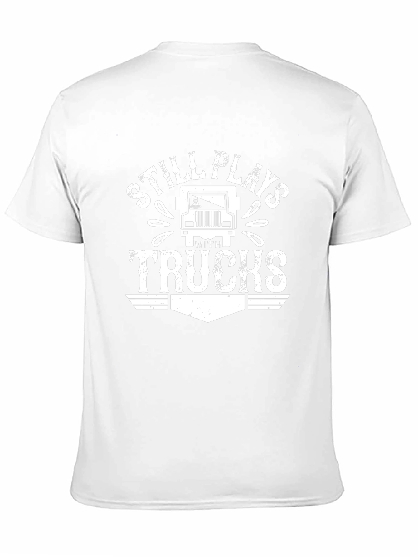 Still Plays Trucks - Mens Black Graphic Tee