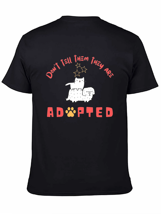 Adopted Pet T-Shirt - Cat & Dog Graphic Tee