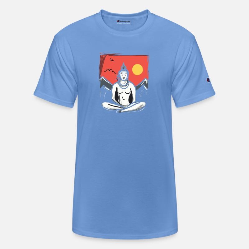 zen cartoons japan buddha monk yoga meditation