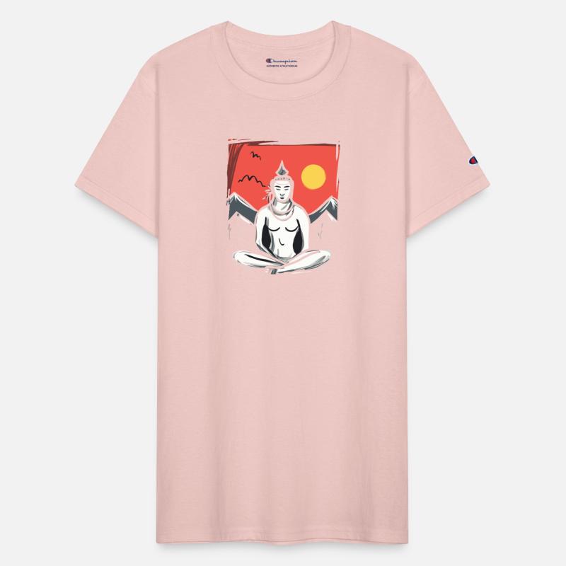 zen cartoons japan buddha monk yoga meditation