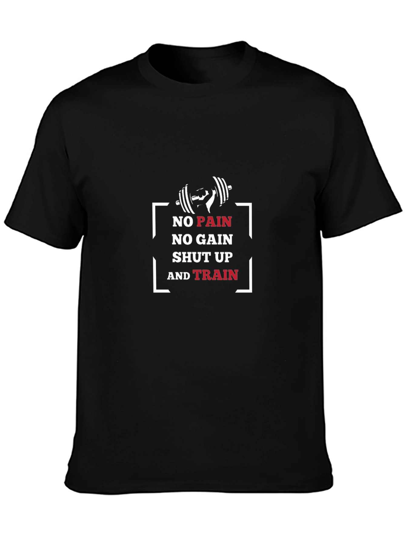 No Pain No Gain Mens Graphic T-Shirt