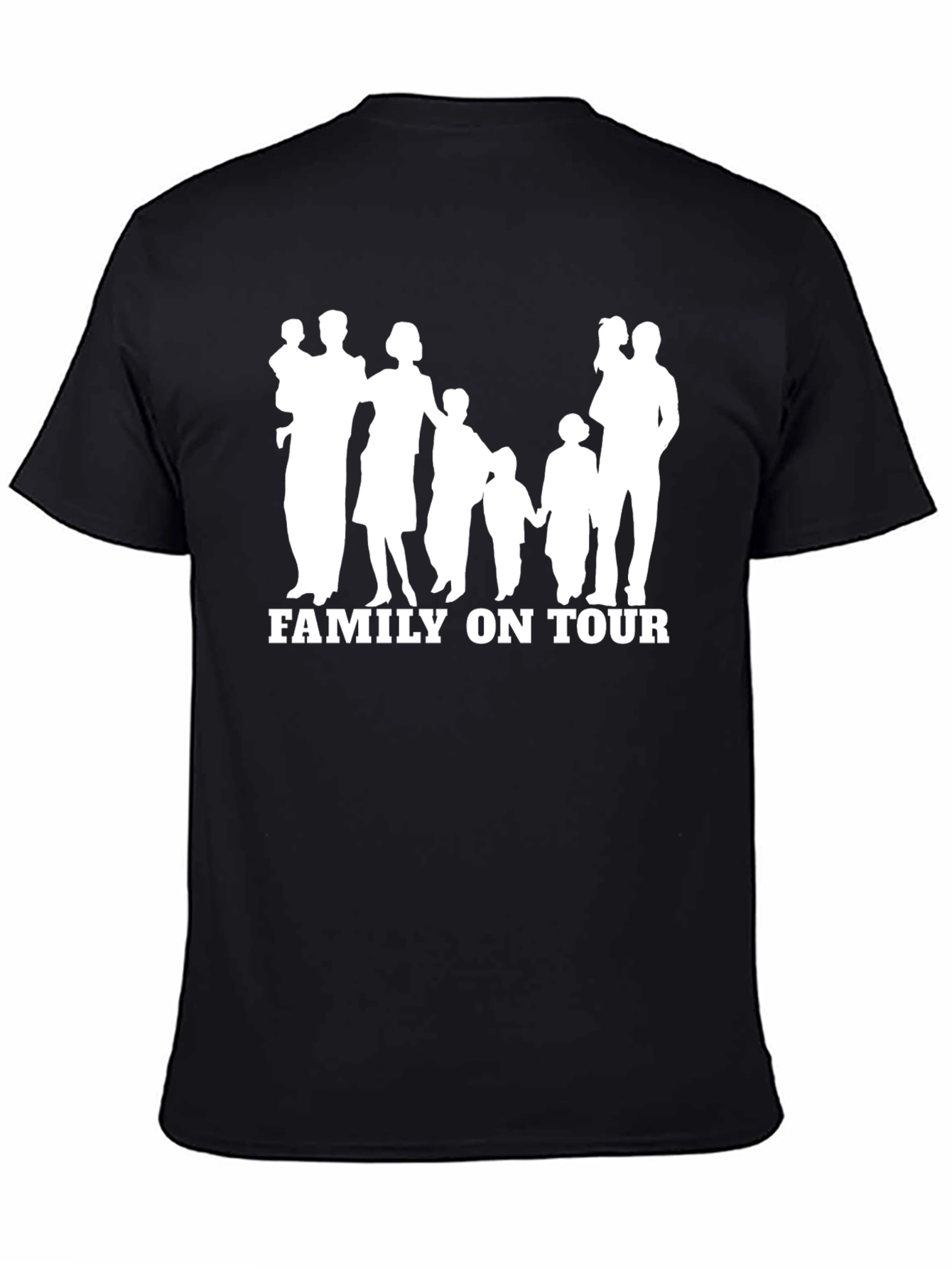Family On Tour Black T-Shirt