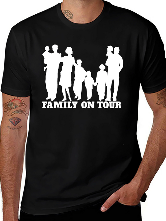 Family On Tour Black T-Shirt