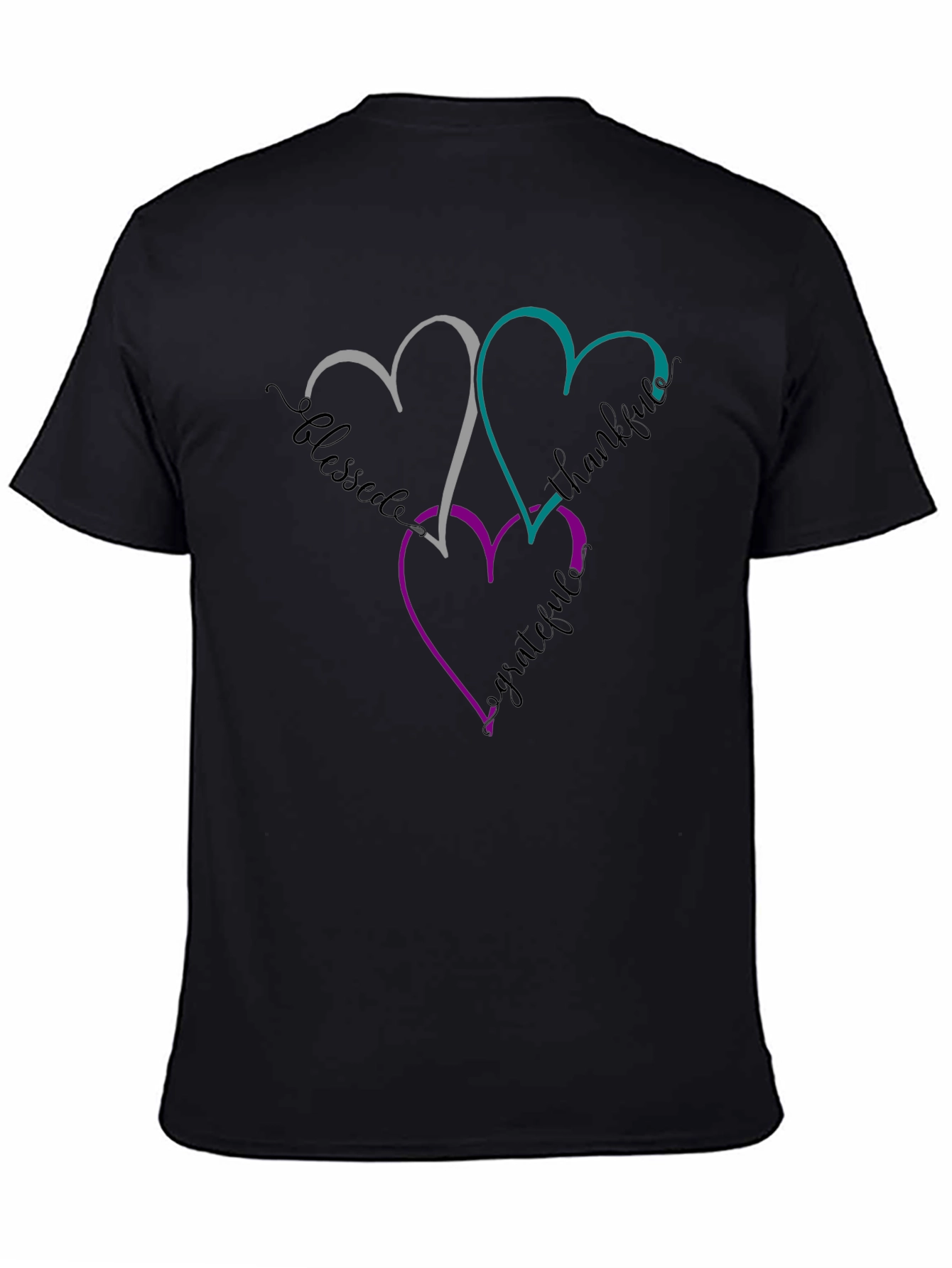 Blessed Thankful Grateful Heart T-Shirt
