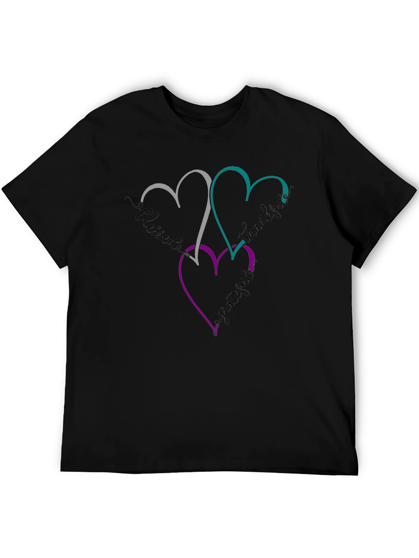 Blessed Thankful Grateful Heart T-Shirt