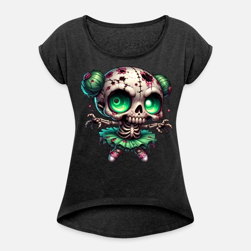 Zombie Ballerina Girl – Creepy Cute Skull Dance