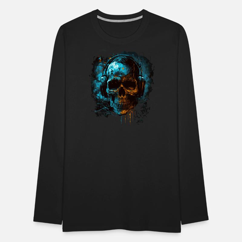 Zombie skull dj