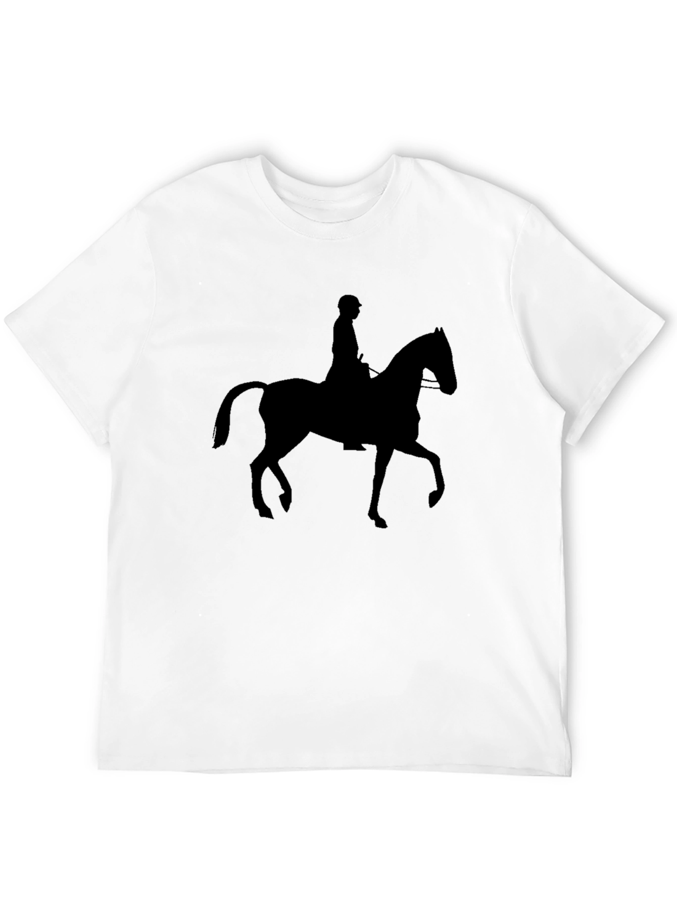 Equestrian Silhouette Black T-Shirt