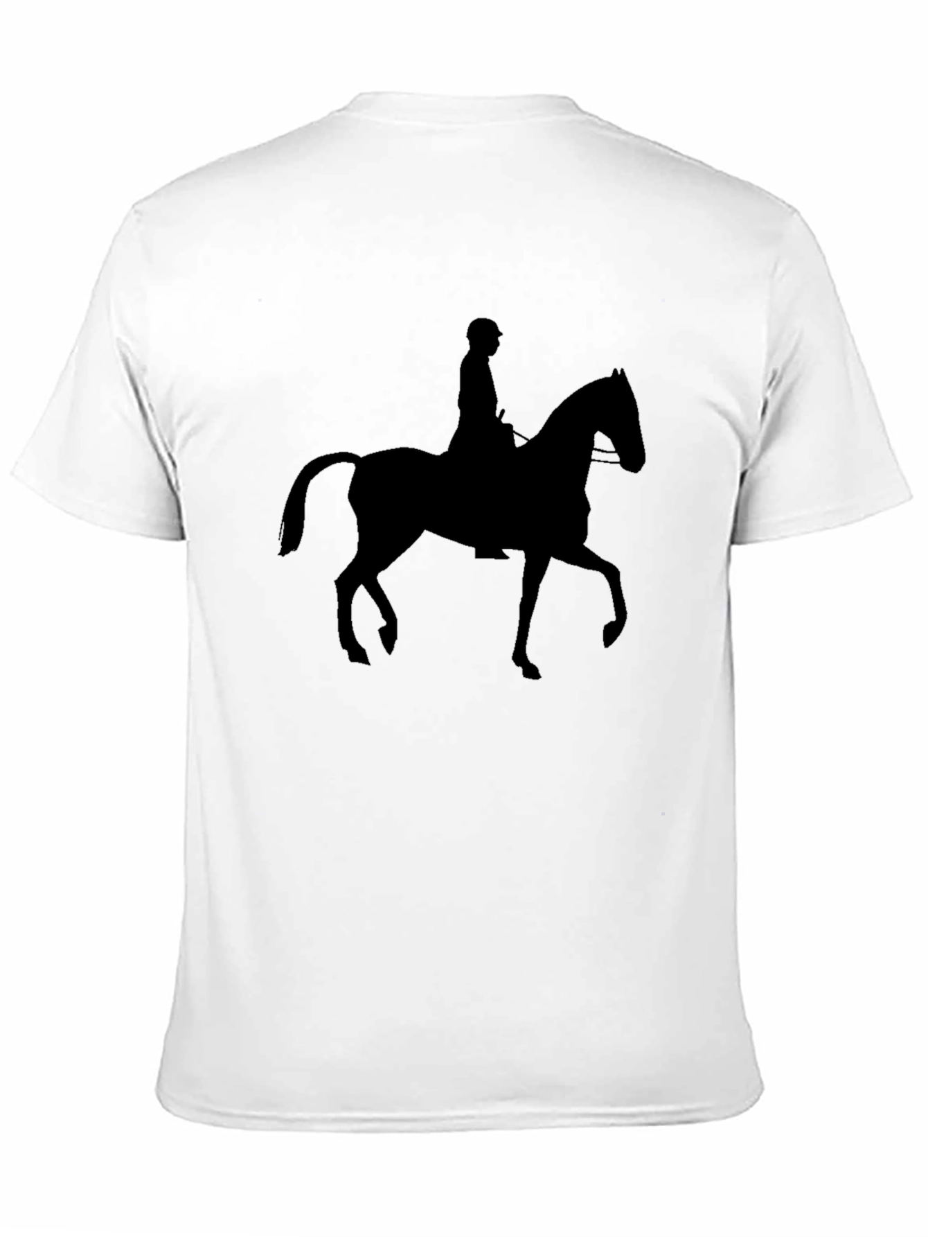 Equestrian Silhouette Black T-Shirt