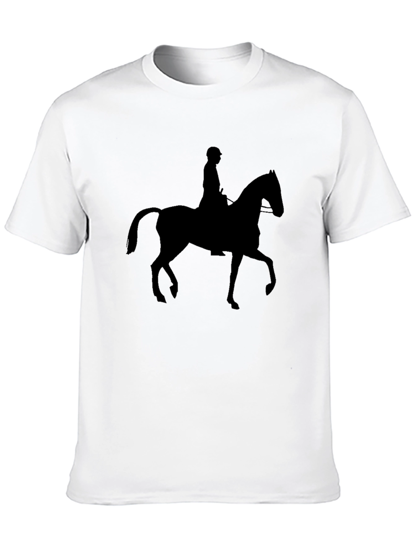 Equestrian Silhouette Black T-Shirt