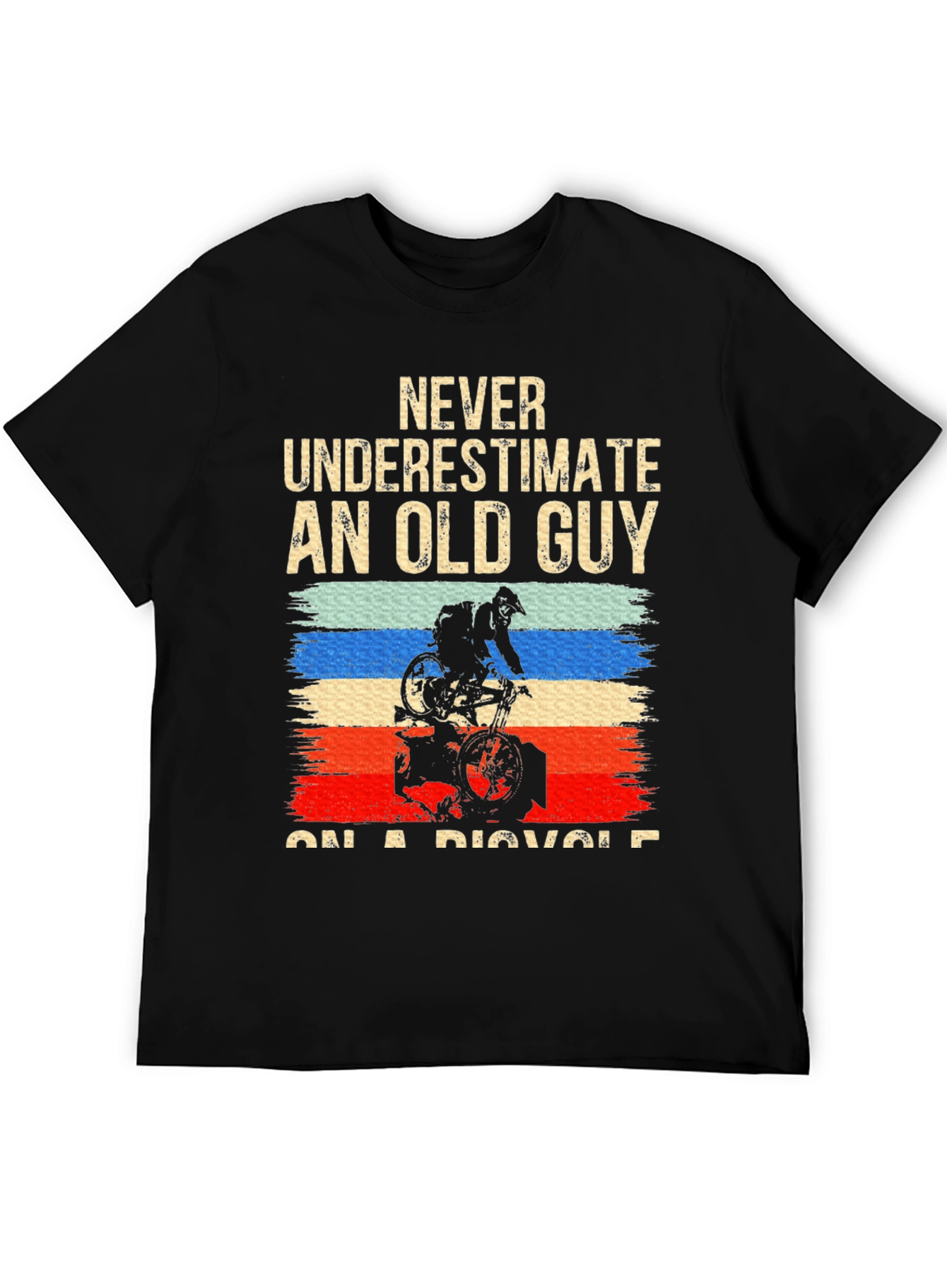 Old Guy On A Bicycle T-Shirt