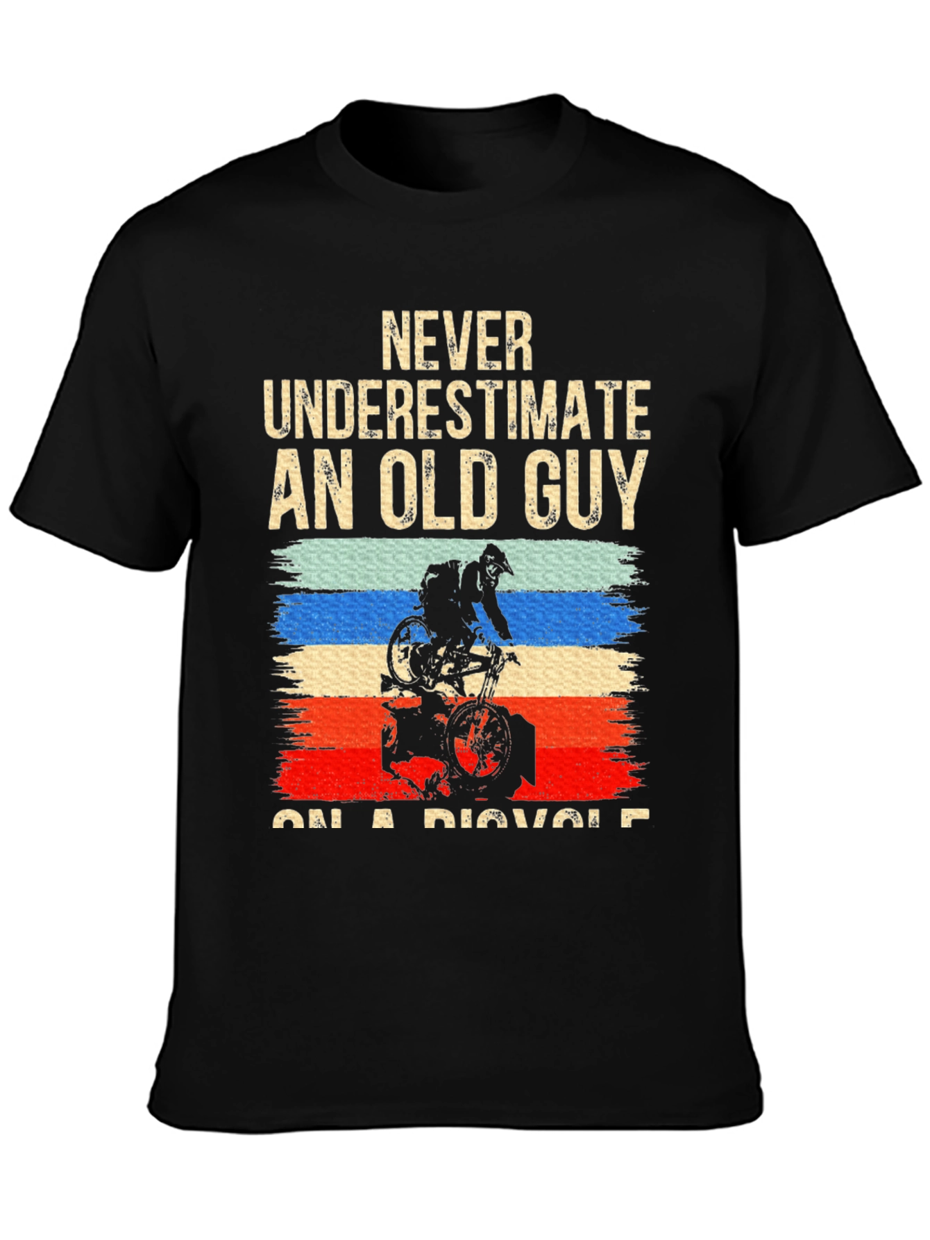 Old Guy On A Bicycle T-Shirt