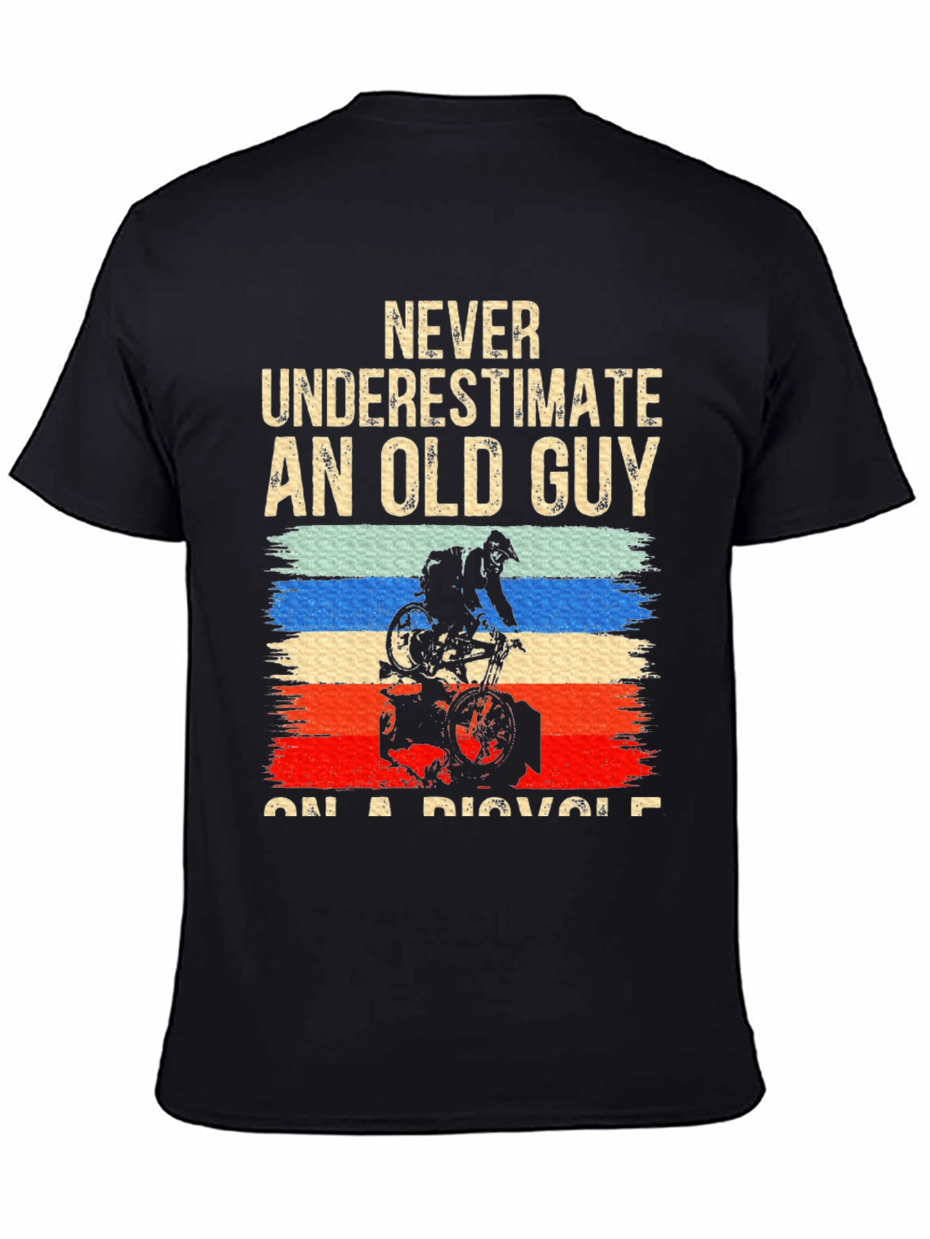 Old Guy On A Bicycle T-Shirt