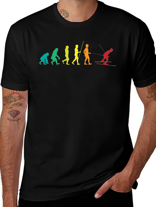 Evolution of Skiing T-Shirt