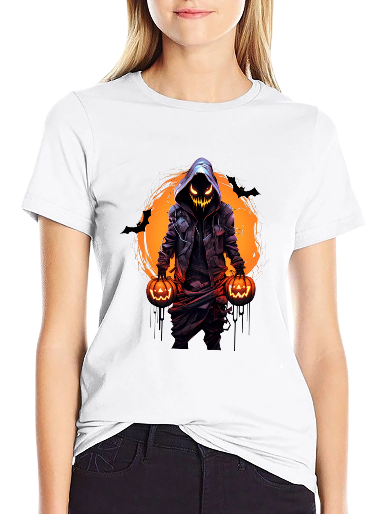 Halloween Pumpkin T-Shirt - Spooky Season Apparel