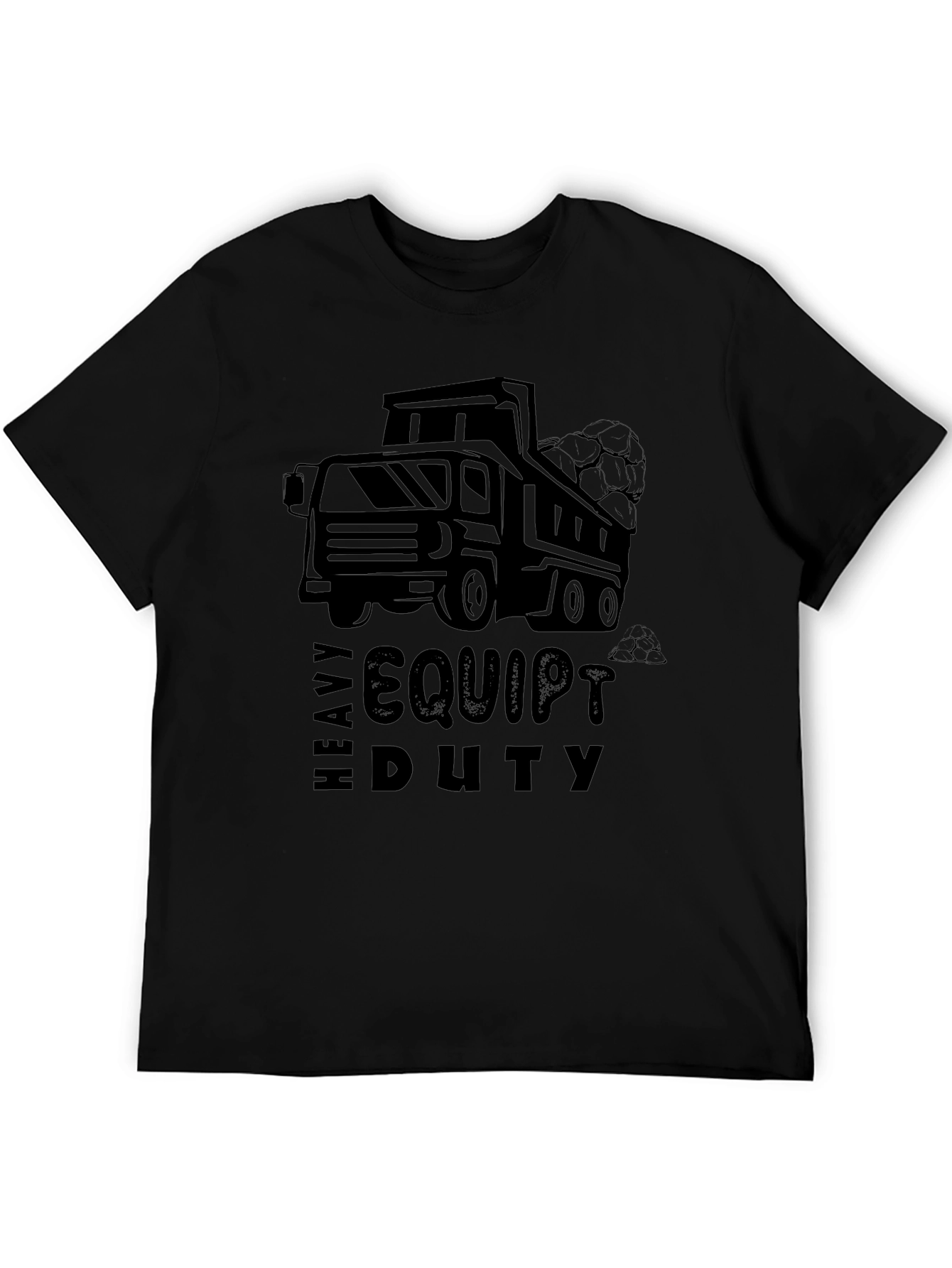 Heavy Equipment Truck Graphic T-Shirt - Durable Cotton Tee