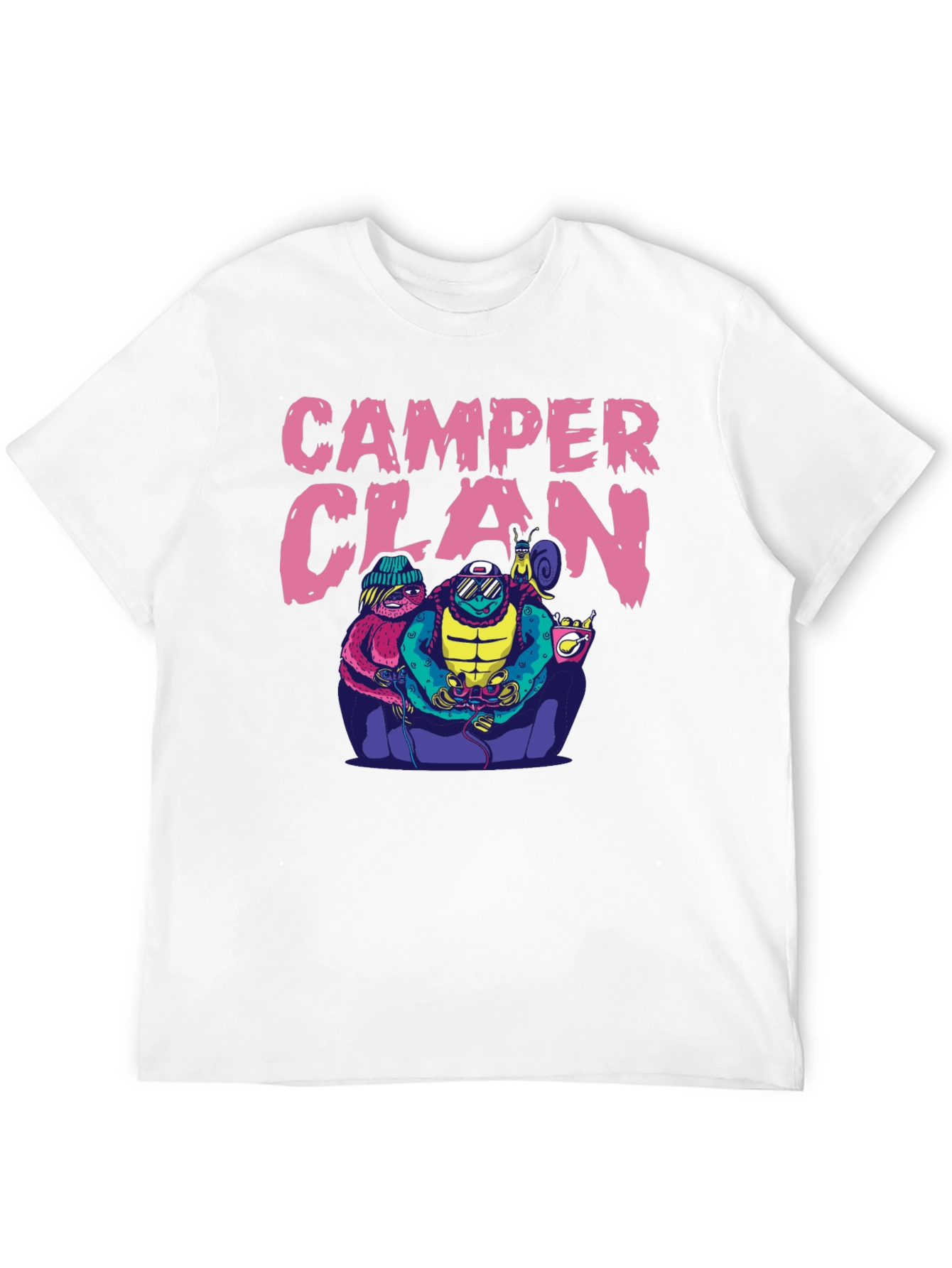 Camper Clan Graphic Tee - Gamer Style