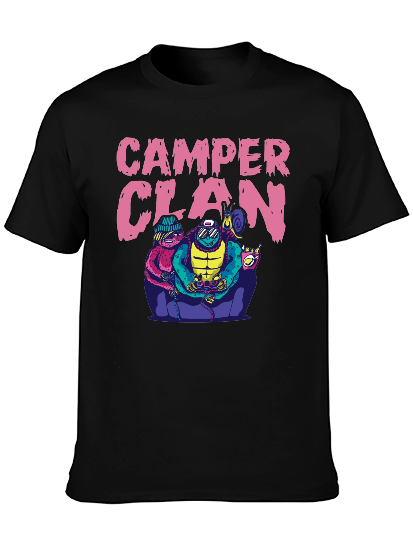 Camper Clan Graphic Tee - Gamer Style