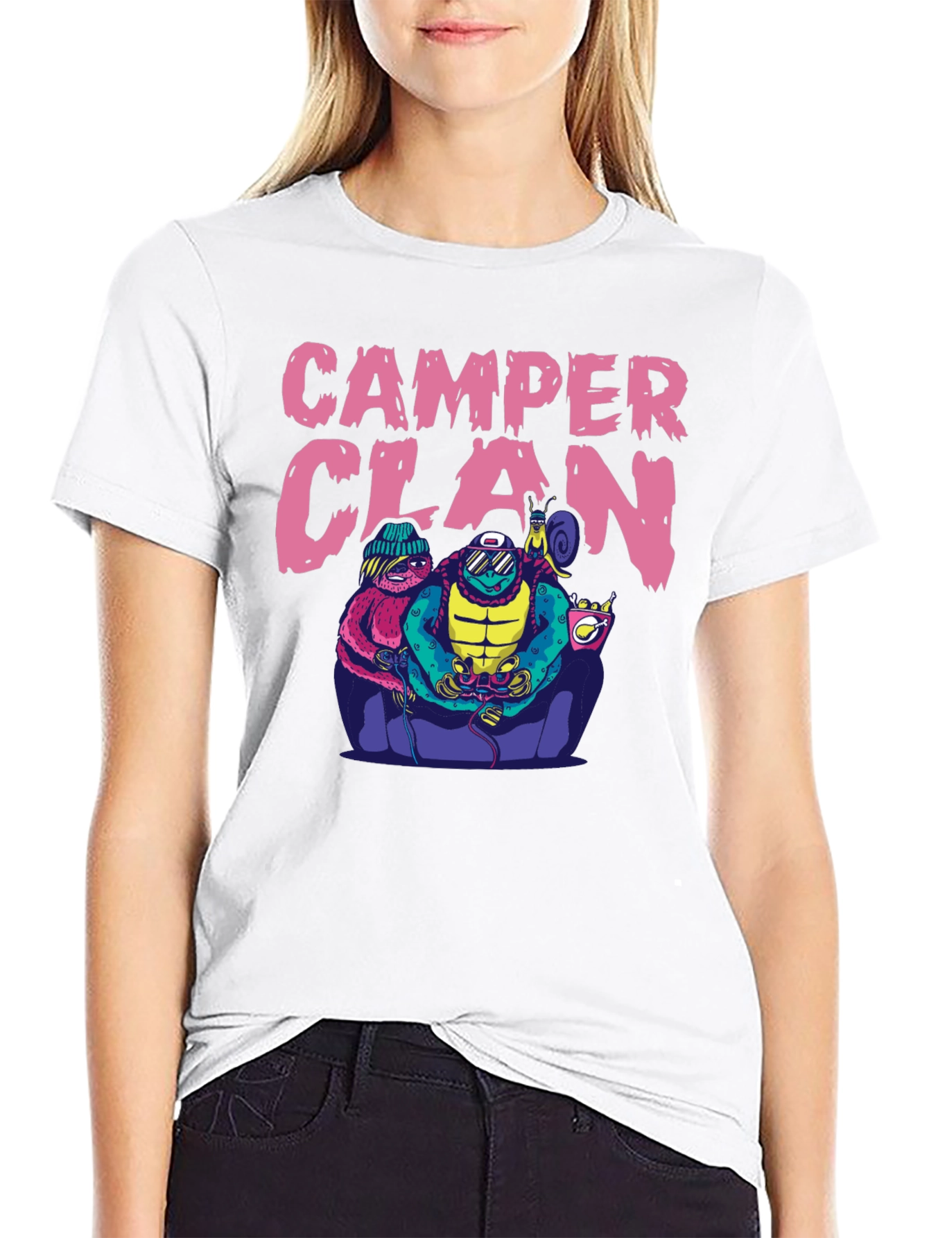 Camper Clan Graphic Tee - Gamer Style